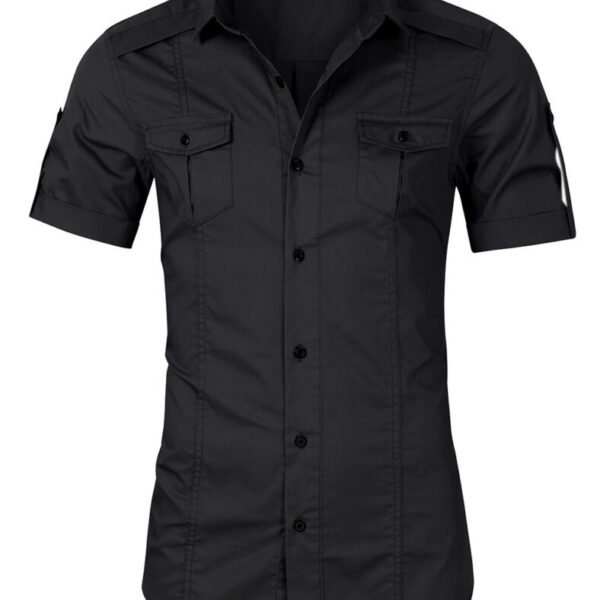 Workwear Shirts European And American Men's Shirts