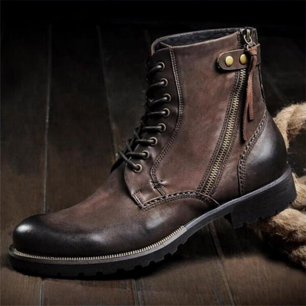 British style retro boots male Martin boots