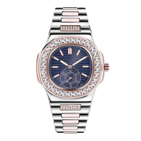 Mens Fashion Alloy  Luxury Brand Diamond men's Watches