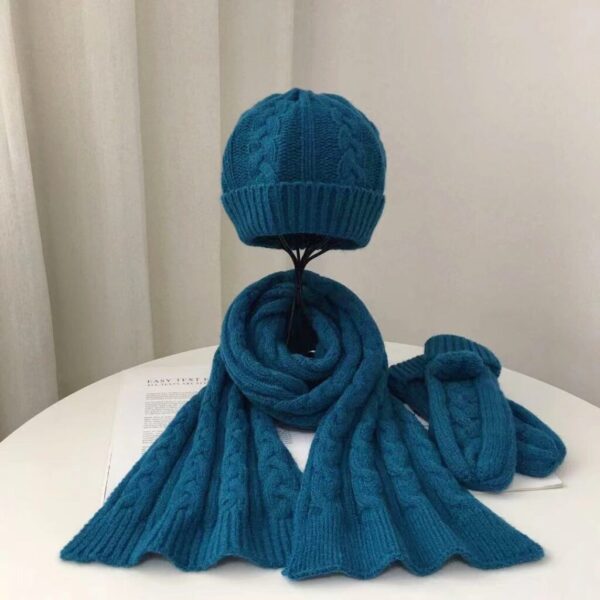 Men's And Women's Parent-child Warm Woolen Hats