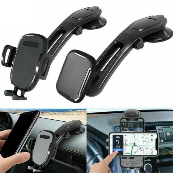 360 Rotatable Phone Mount Holder Car Dashboard Gravity Adjustable GPS Stand Rotating